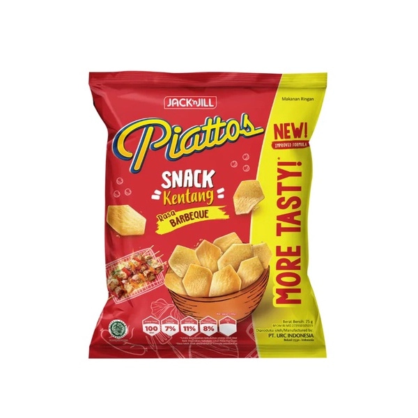 PIATTOS RASA BARBEQUE 68GR