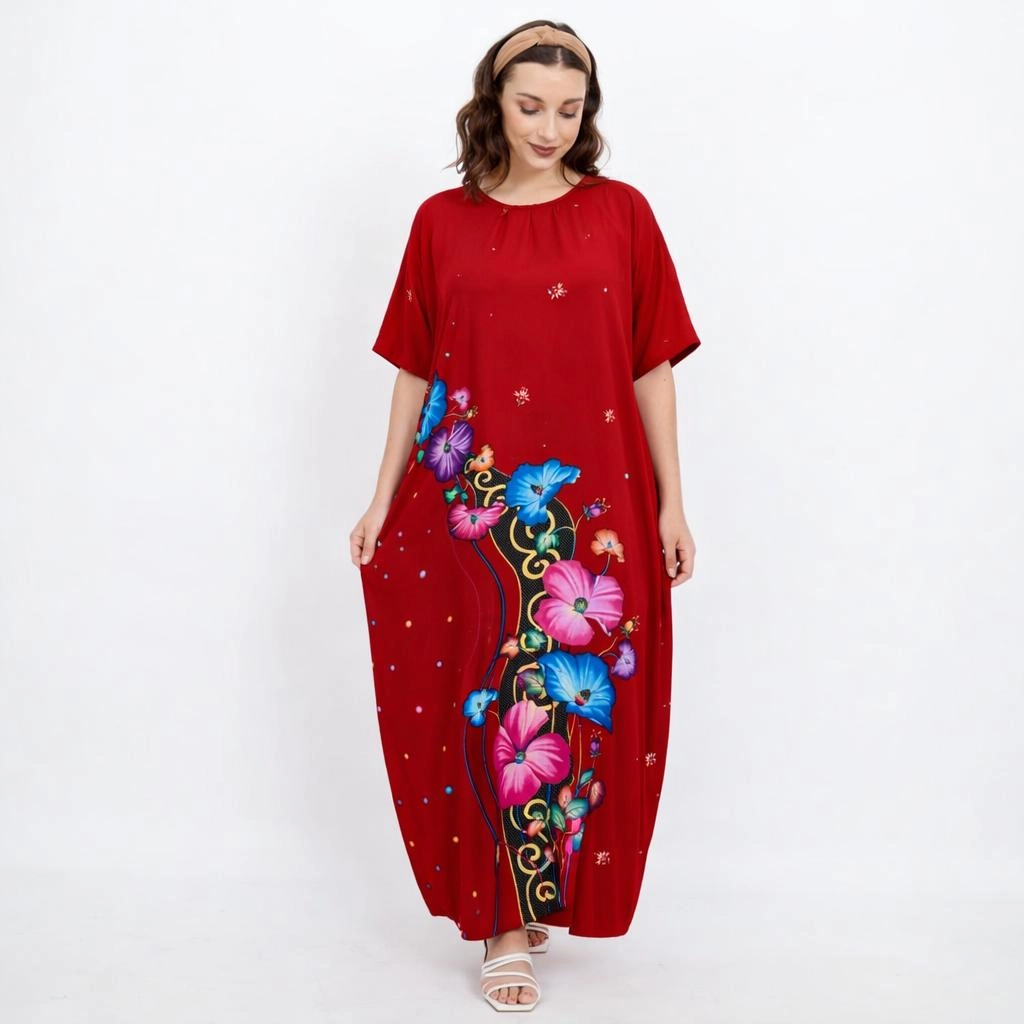 Daster Longdress Kembang Sepatu