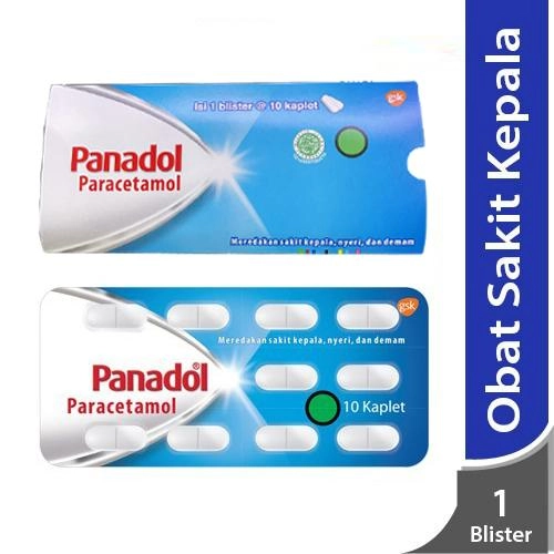 PANADOL KAPLET 4 PCS BIRU