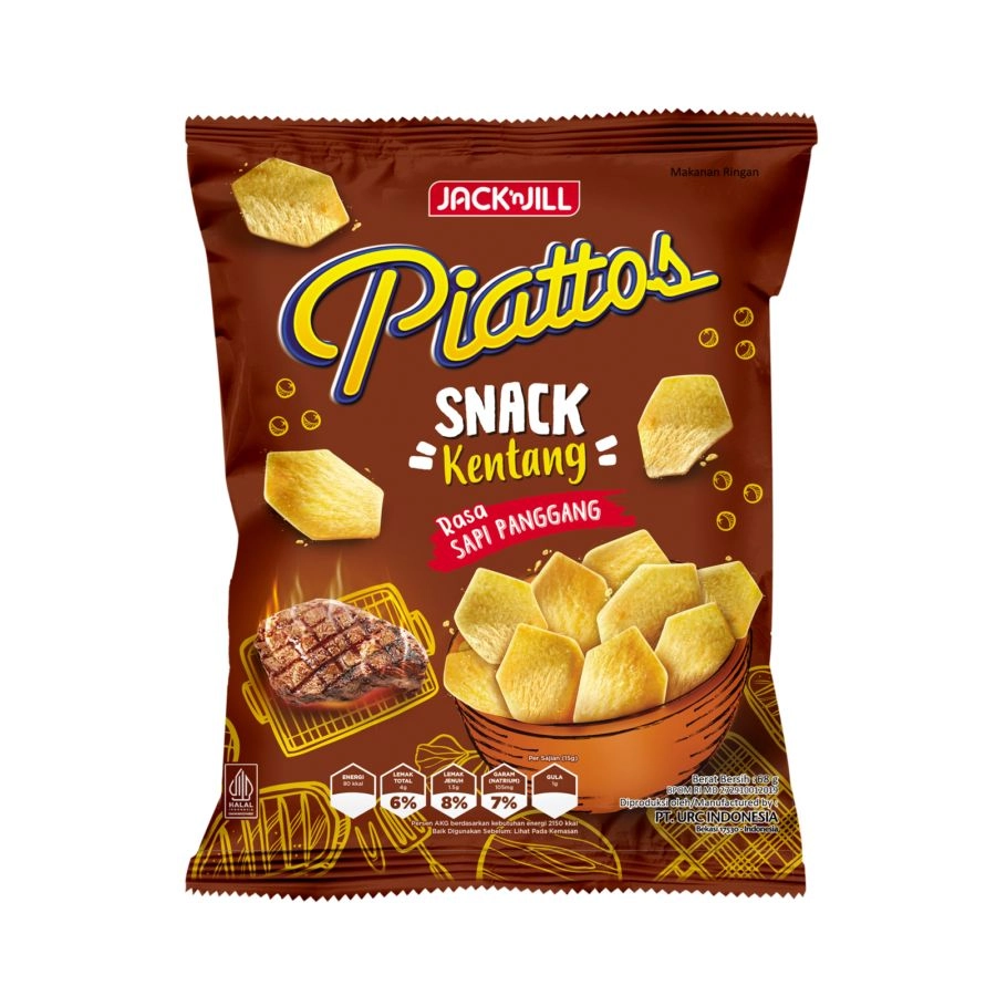 PIATTOS RASA SAPI PANGGANG 65GR PCS