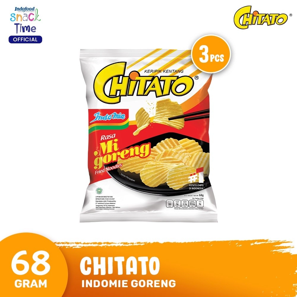 CHITATO INDOMIE RASA MIE GORENG 65GR PCS