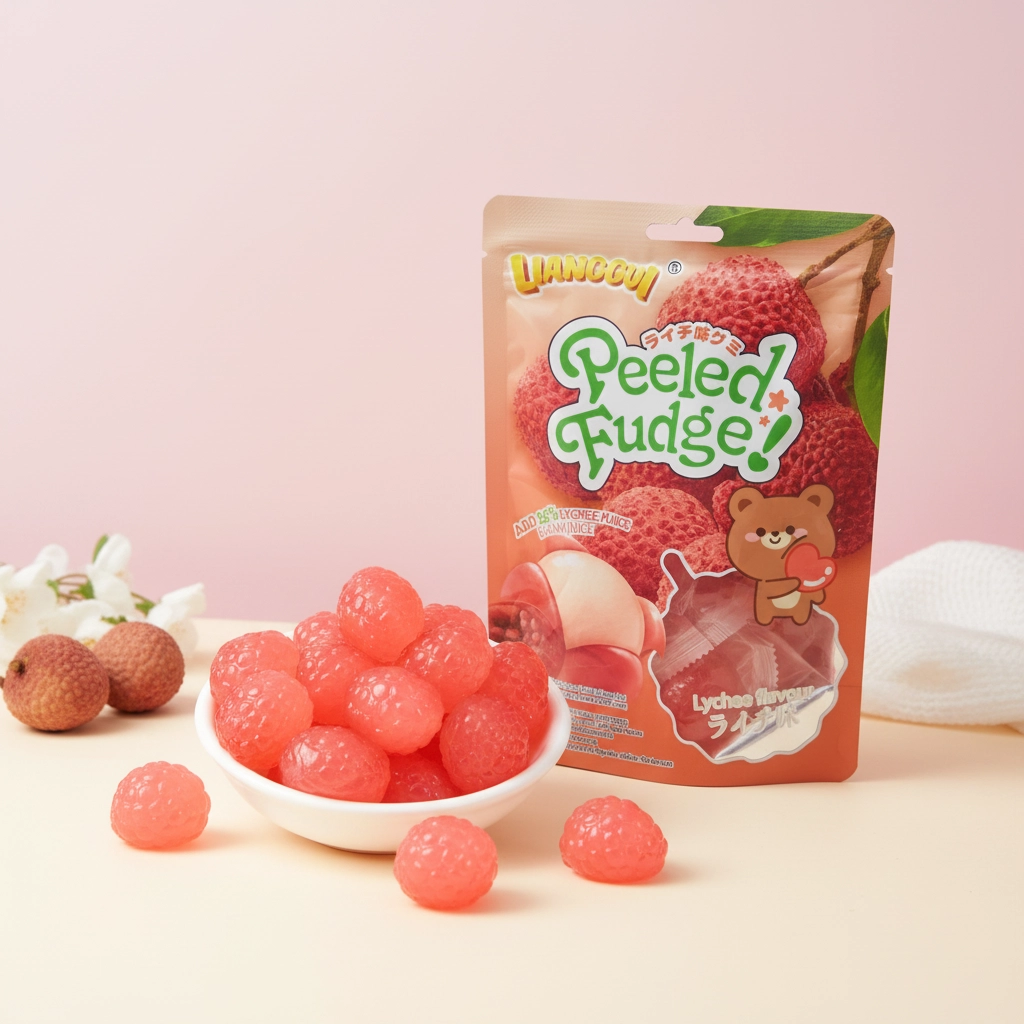 Lianggui Peeled Fudge Strawberry Flavour 108gr