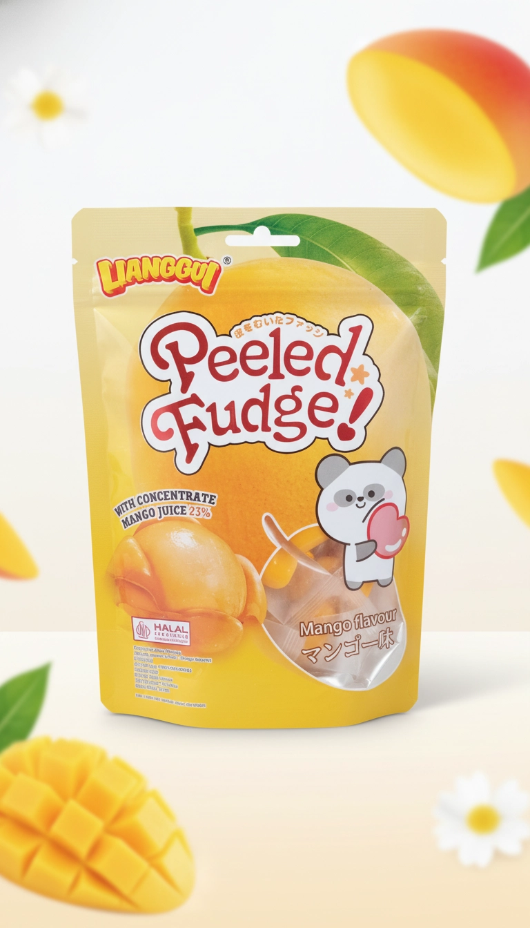 Lianggui Peeled Fudge Manggo Flavour 108gr