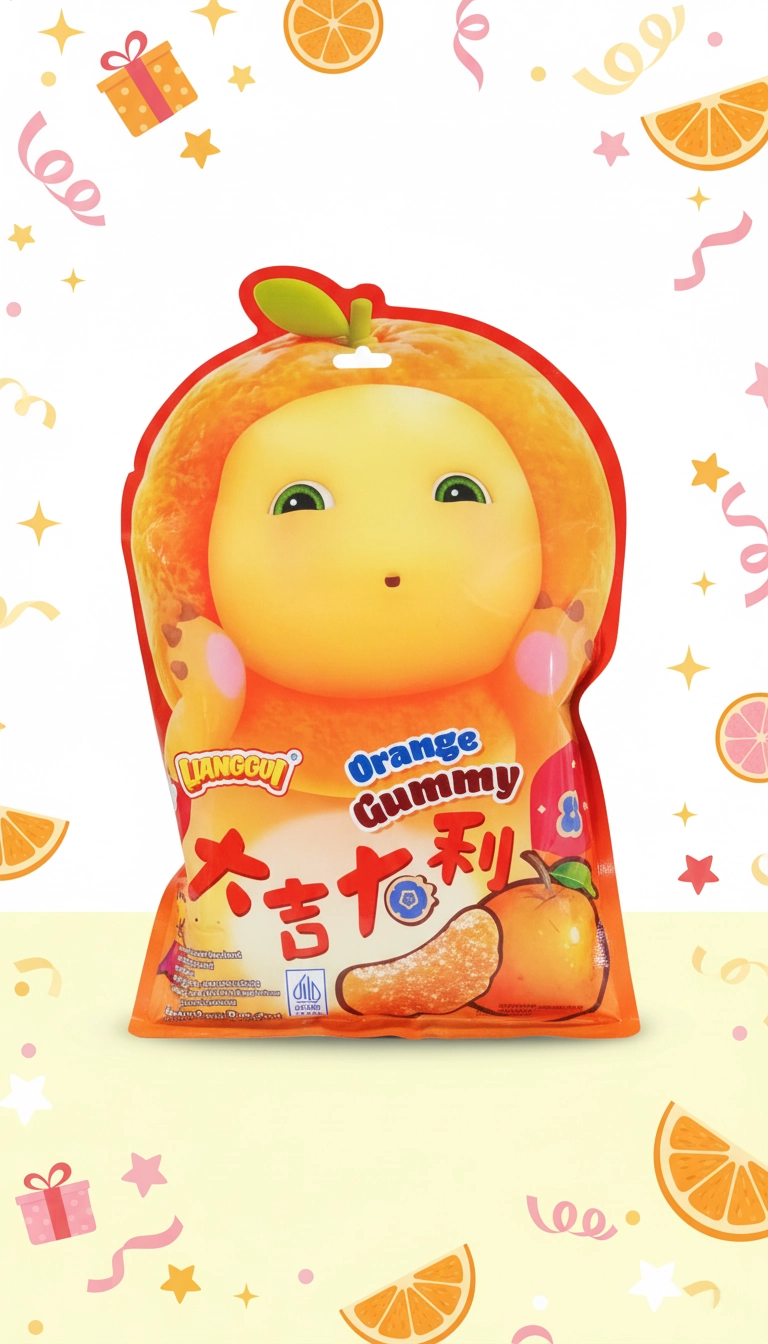 Lianggui Orange Gummy Nailong 500gr
