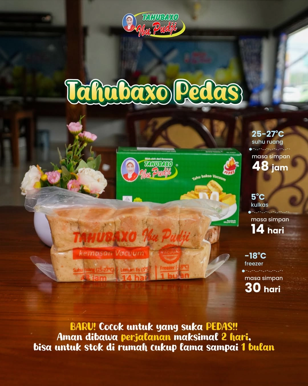 Tahu Baxo Bu Pudji 1200 gr - VACUUM PEDAS