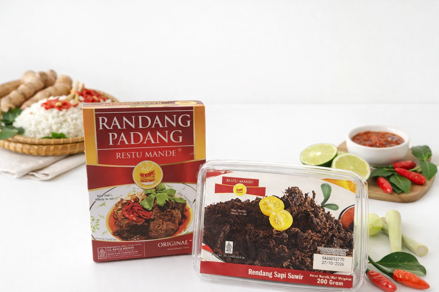 RM Rendang Sapi Ori 300gr Bungkus Merah
