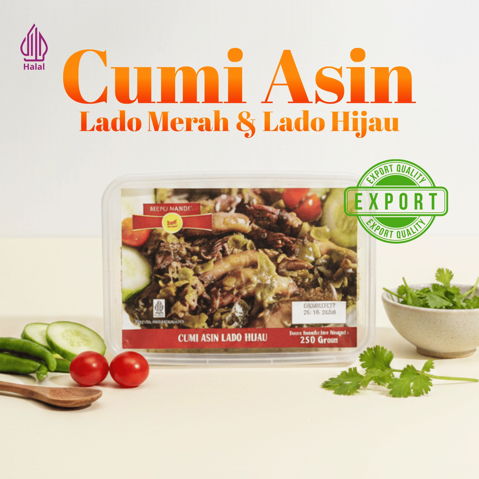 RM cumi lado Hijau 250gr