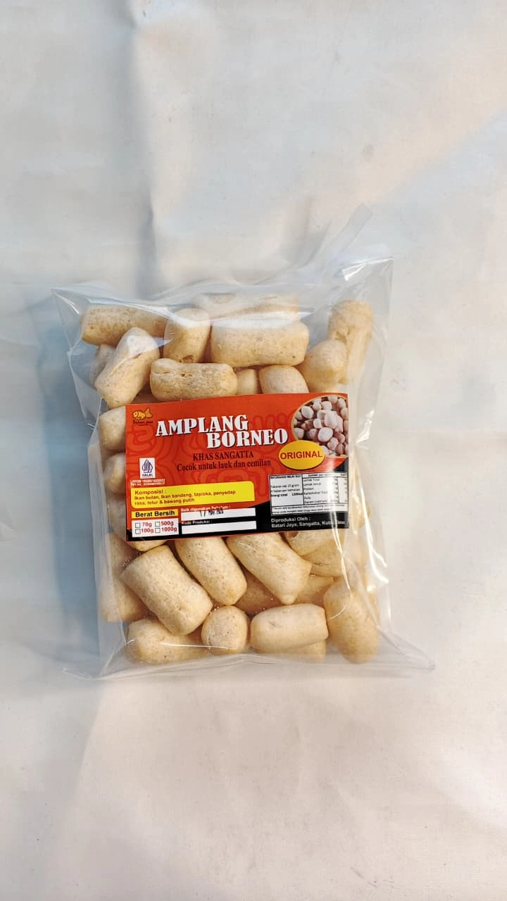 Borneo Amplang Original 70gr (Kecil)