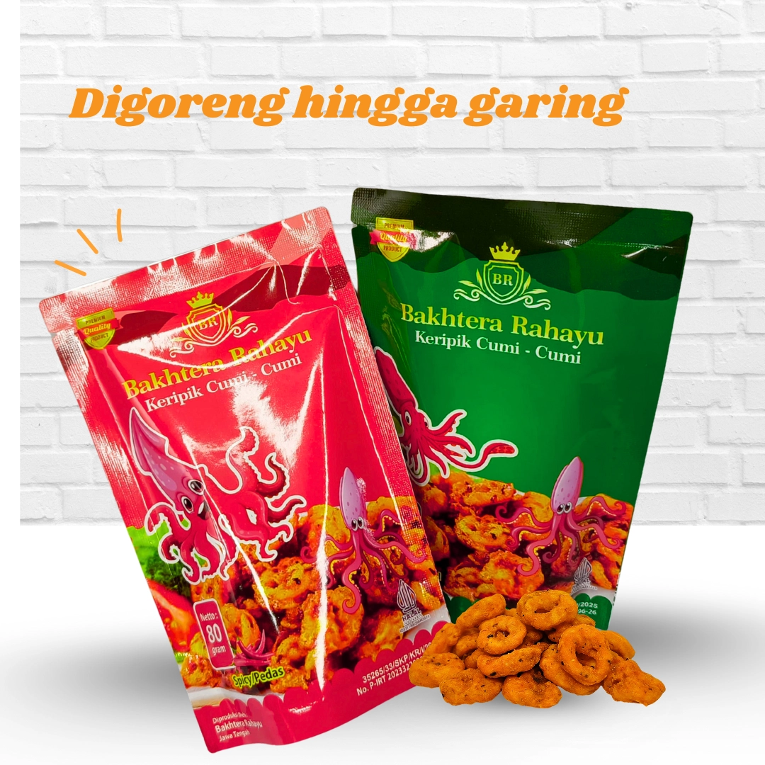 BR Keripik Cumi Pedas 80gr