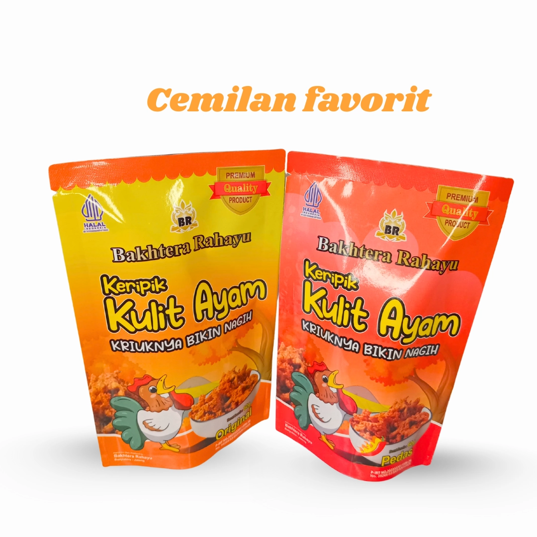 BR Keripik Kulit Ayam Original 80gr