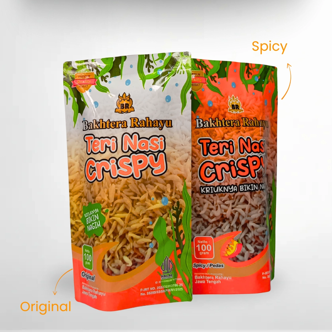BR Teri Nasi Crispy Pedas 80gr
