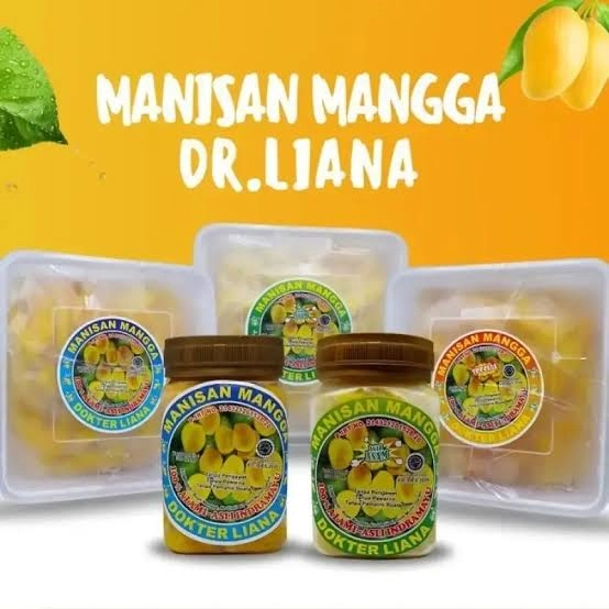 Manisan Mangga Dr Liana KOTAK MIKA 1000gr AGAK ASAM