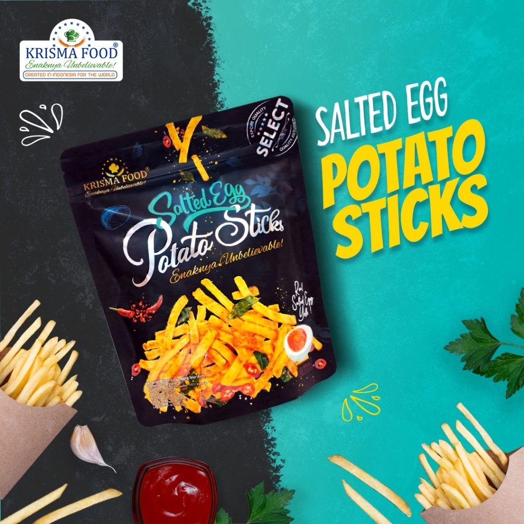 KF Salted Egg Potato Stick 60gr