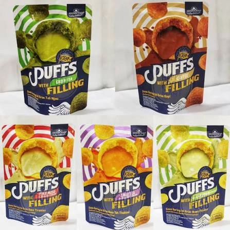 KF Soes Kering Puffs Green Tea 28gr