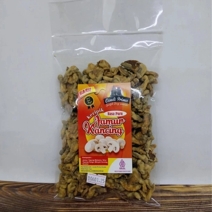 Candi Prima Keripik Jamur Kancing