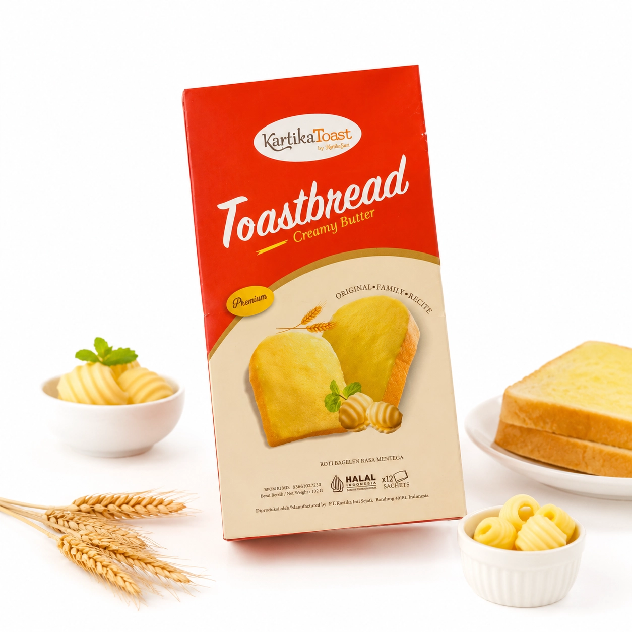 KT Toast Bread Butter 71 g isi 10