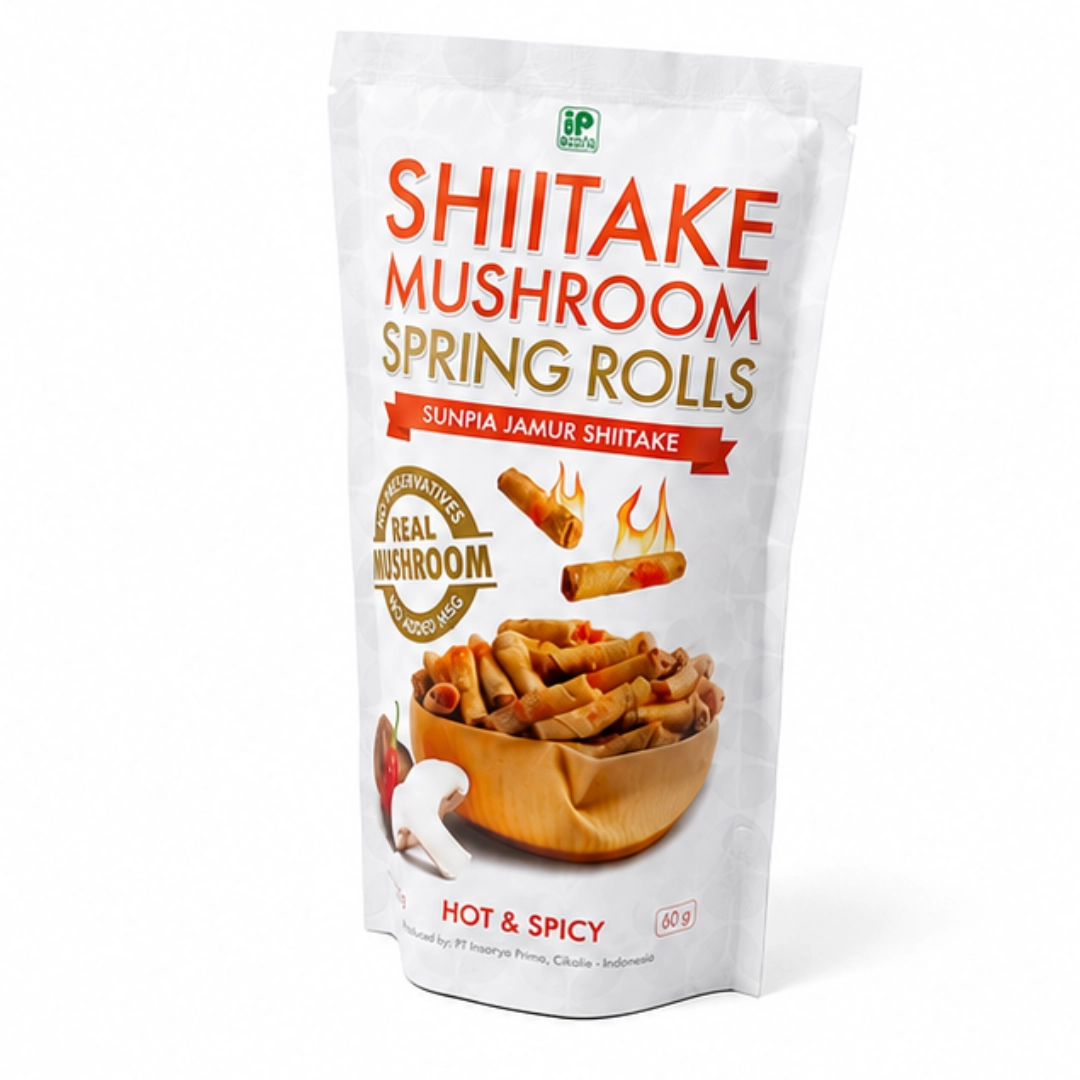 Ipfarm Shitake Mushroom Springrolls SPICY 50gr