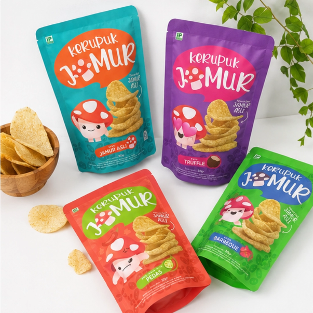 Ipfarm Kerupuk Jamur Barbeque 30gr