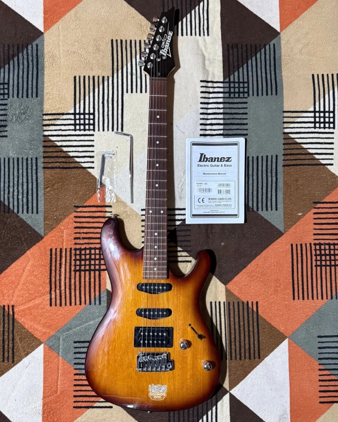 Ibanez Gio GSA60 Brown Sunburst Original