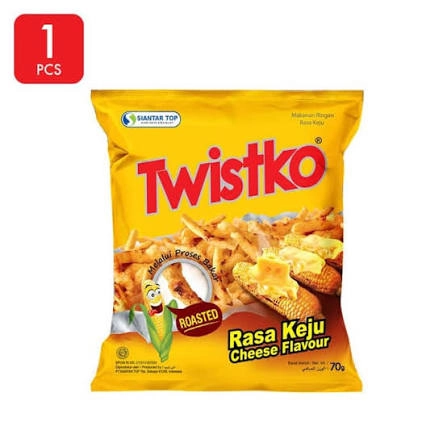 TWISTKO S.JAGUNG BAKAR KEJU 70GR PCS