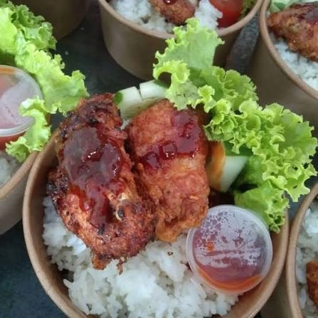 PAKET NASI SPICY CHICKEN WINGS